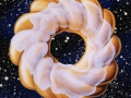 GLAZED CRULLER IN SPACE