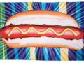 "Hot Dog Beach Towel"